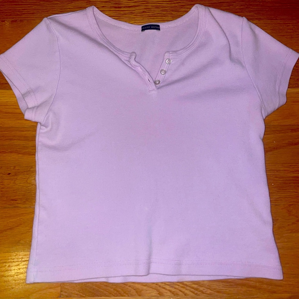 Brandy Melville Violet Colored Crop Top